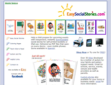 Tablet Screenshot of easysocialstories.com